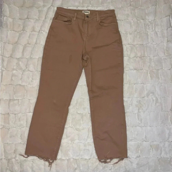 L’agence Tan Skinny Work Pants size 30 Womens Trouser Khaki / Cream Dress Pant - Picture 6 of 6